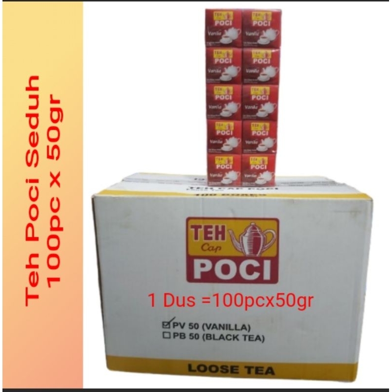 

Teh Poci Seduh 1dus=100pcx50g