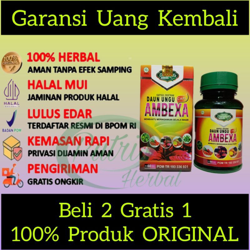 AMBEXA ASLI HERBAL ORIGINAL OBAT AMBEIEN WASIR