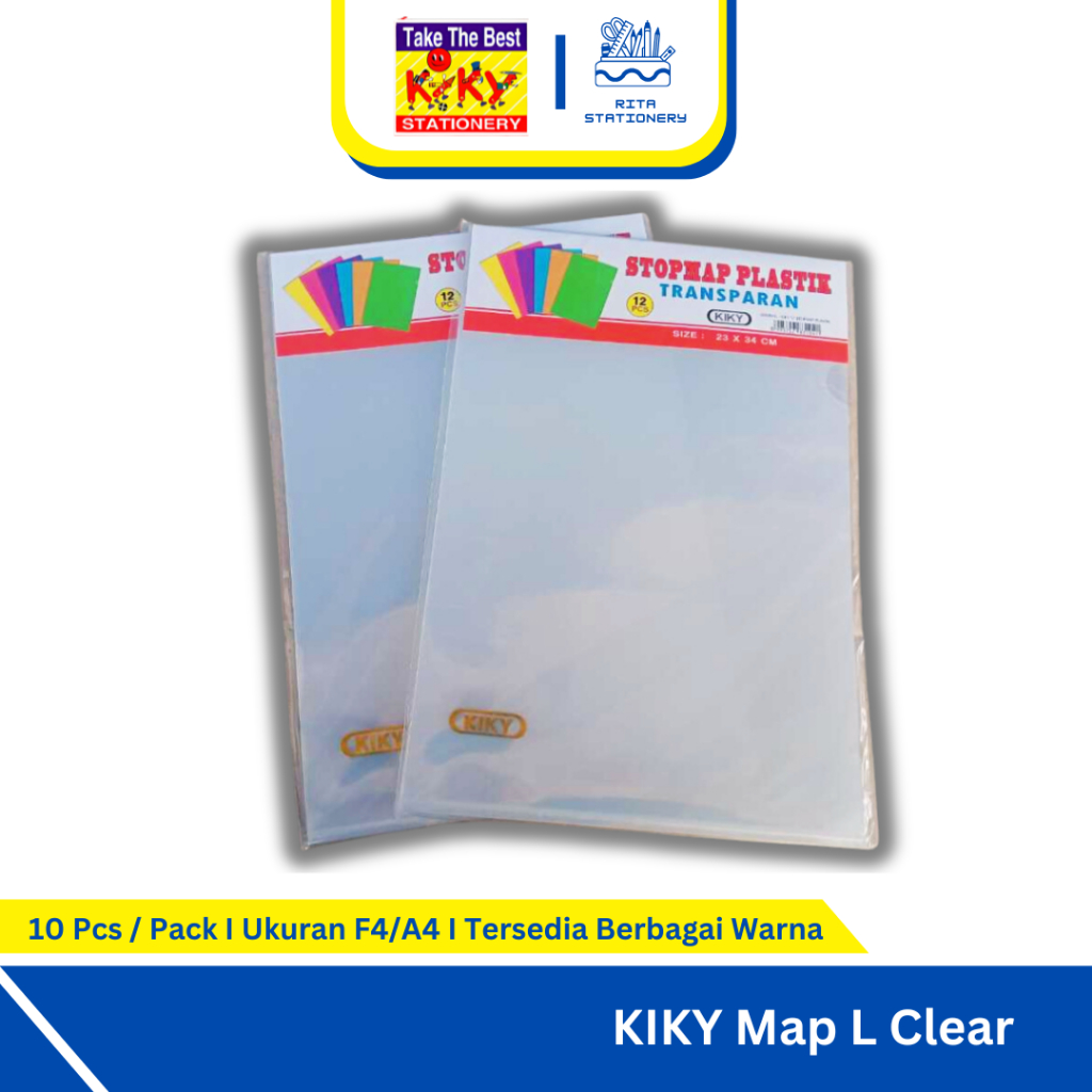 

Kiky Map L CLear Map Bening - pak isi 12 selusin