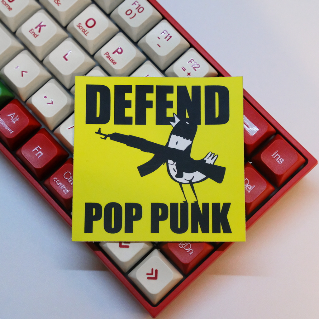 

STICKER DEFEND POP PUNK DESIGN