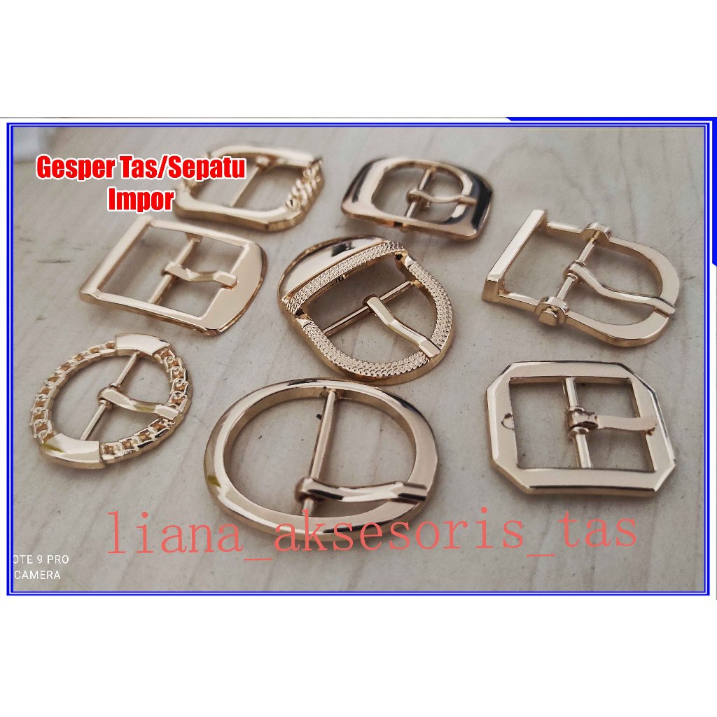 ASESORIS SEPATU ( isi 2 Biji ) RING GESPER AKSESORIS SENDAL - ASESORIS SANDAL SEPATU - GESPER RING T