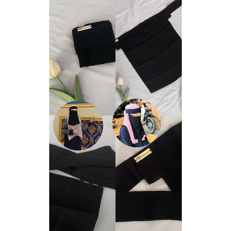 ART B2P4 CADAR PONI BAHARUN Cadar Niqab Yaman Cadar Mesir Cadar Sifon Cadar Ori Burq