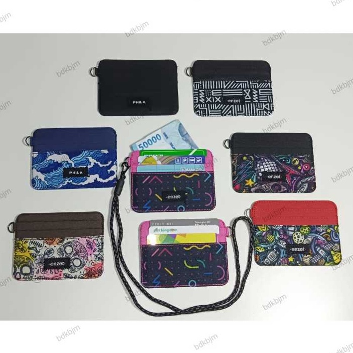 

Spesial Sale New Dompet Kartu dompet lanyard Pria Wanita Card Wallet Slim Wallet Card Holder Motif keren Makassar