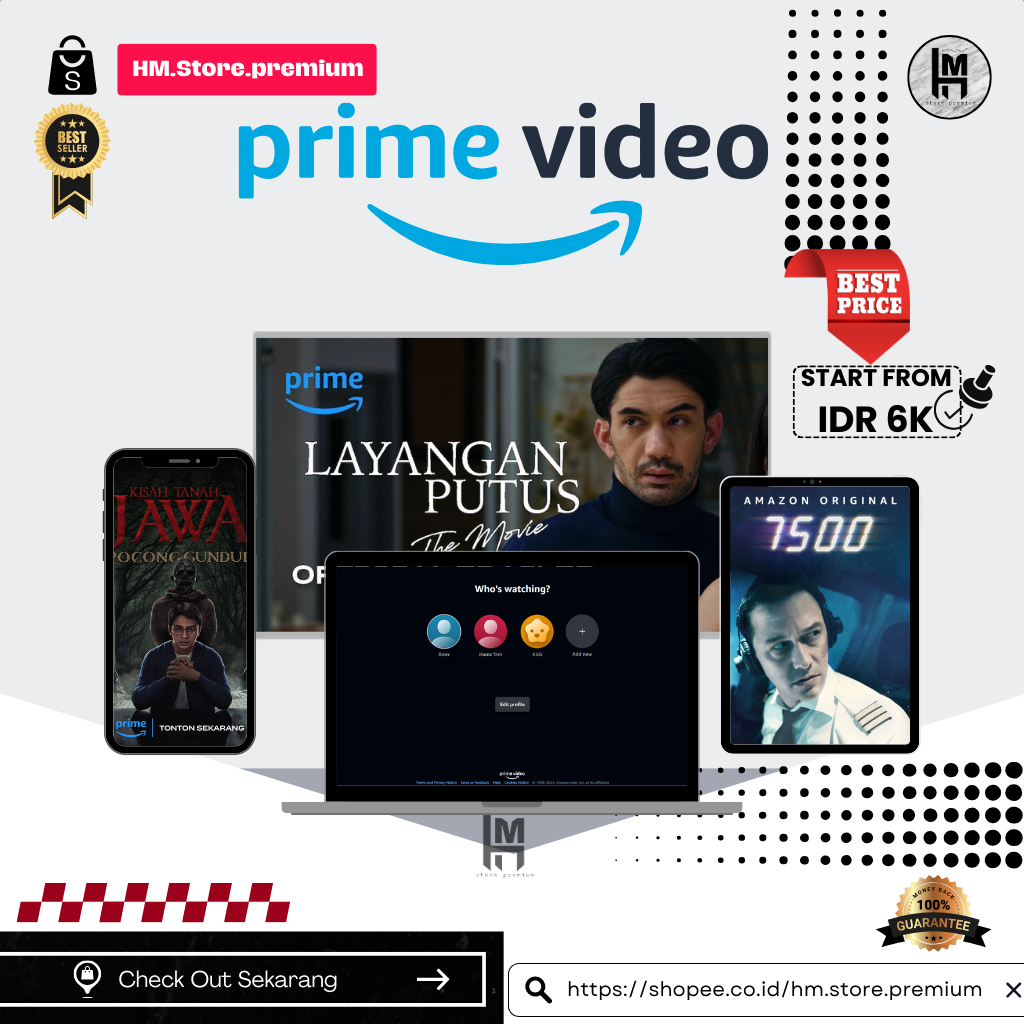 PRIME VIDEO PRIVATE PREMIUM MURAH AMAZON PRIME SIAP KIRIM