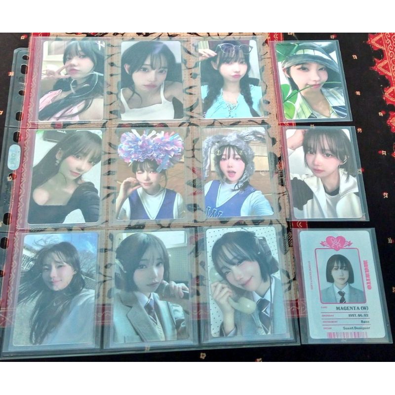 Photocard PC Magenta QWER Harmony of Discord set, Manito set, Totoro