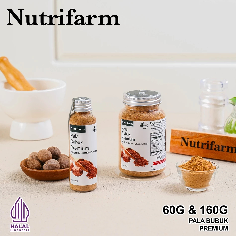 

PALA BUBUK 60G 160G PREMIUM ORIGINAL/PALA BUBUK ORIGINAL/NUTMEG POWDER PREMIUM 100% ORIGINALITY/PELENGKAP BUMBU MASAKAN DAPUR/BUMBU PRAKTIS SIAP PAKAI