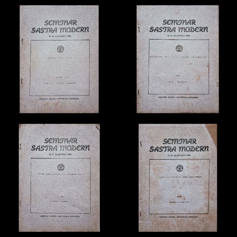 Seminar Sastra Indonesia Modern