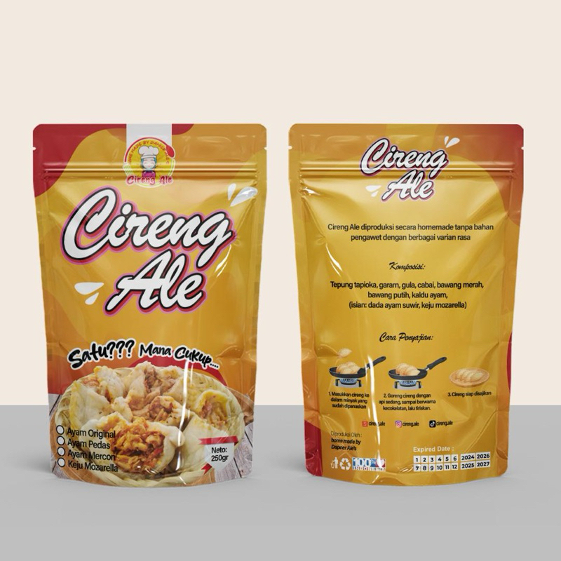 

Pengiriman Luar Kota || Cireng Ale || Cireng isi Ayam Original