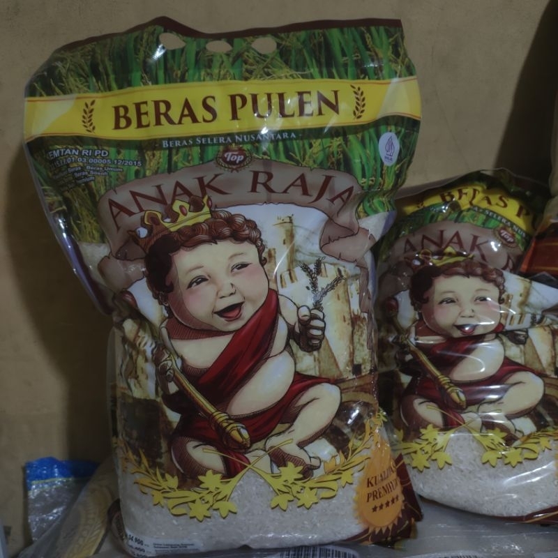 

Beras Anak RAJA 5 Kg/ Beras Anak RAJA super kepala 5Kg/ Beras Premium Super 5 Kg