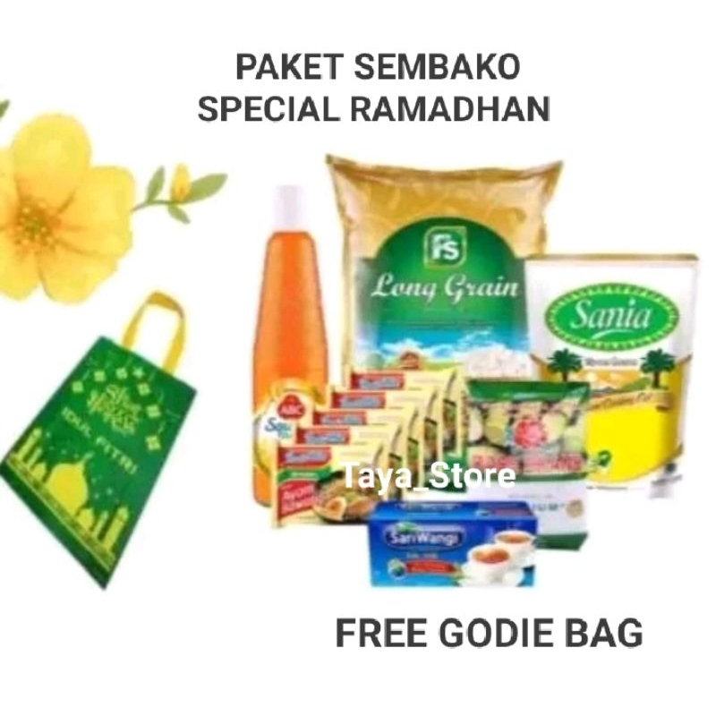 

PAKET SEMBAKO / PAKET LEBARAN / PAKET DONASI / PAKET ZAKAT / PAKET BERBAGI / FREE GOODIE BAG