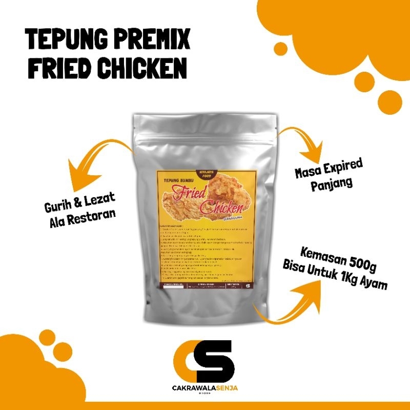 

Tepung Premix Fried Chicken Ala Restoran | KFC | MCD | OLIVE | ROCKET CHICKEN