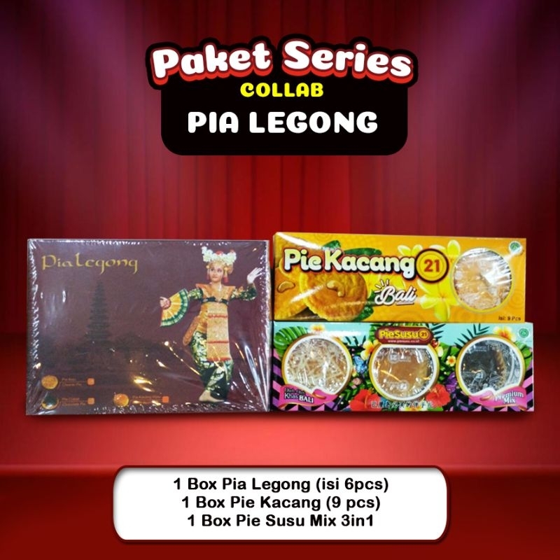 

PAKET HEMAT PIE SUSU 21 MIX KEJU COKLAT ORIGINAL +PIA LEGONG ISI 6PCS+PIE KACANG ISI 9 PCS-OLEH OLEH ENAK CEMILAN KHAS BALI ASLI