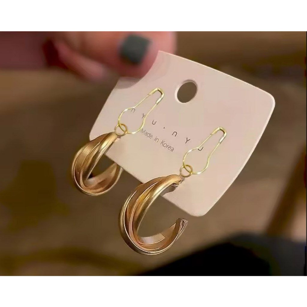 Bss-anting hijab bulat tebal anting jilbab anting hijab