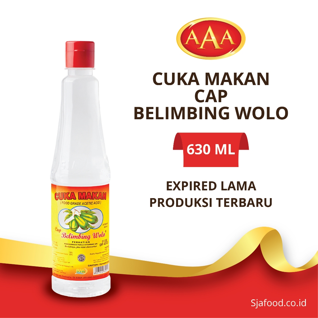 

CUKA MAKAN CAP BELIMBING WOLO [630 ml]