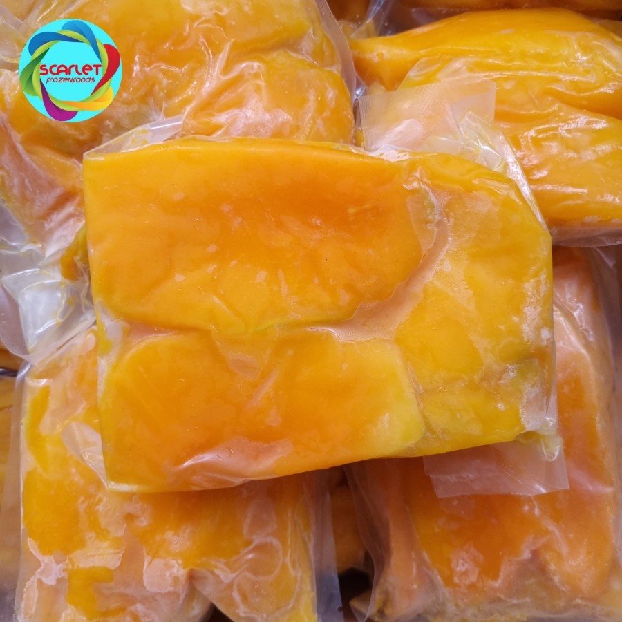 

Buah Mangga Harum Manis Tanpa Biji Buah Beku Frozen Fruit 500gr