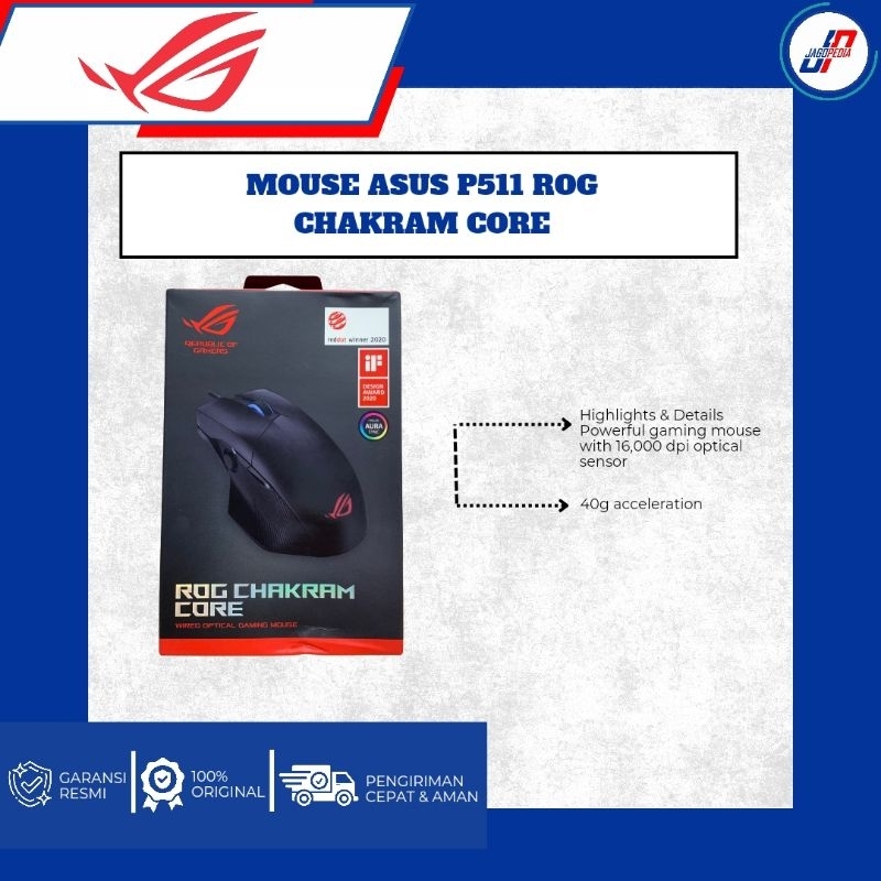 MOUSE ASUS P511 ROG CHAKRAM CORE