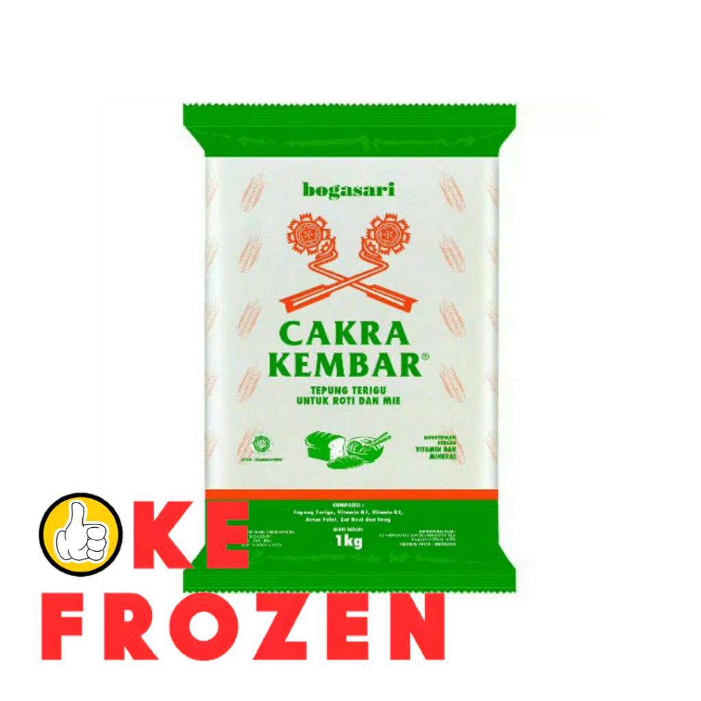 

BOGASARI TEPUNG TERIGU CAKRA KEMBAR 1KG