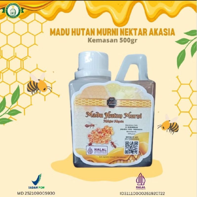 

Al Mubarokah- Madu Murni Nektar Akasia Al Mubarokah 500g