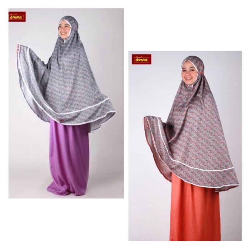 sale 40% / M200207 / mukenah XS M / MUKENAH ANAK / dannis / katun / mukenah bunga bunga / mukenah di