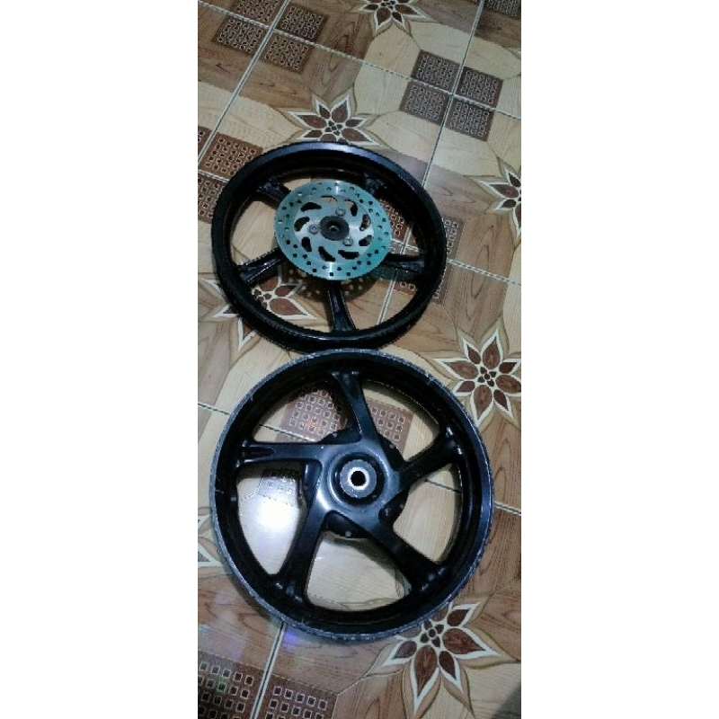 Velg Mio z Mio M3 Fino 125 fi original copotan tapak lebar
