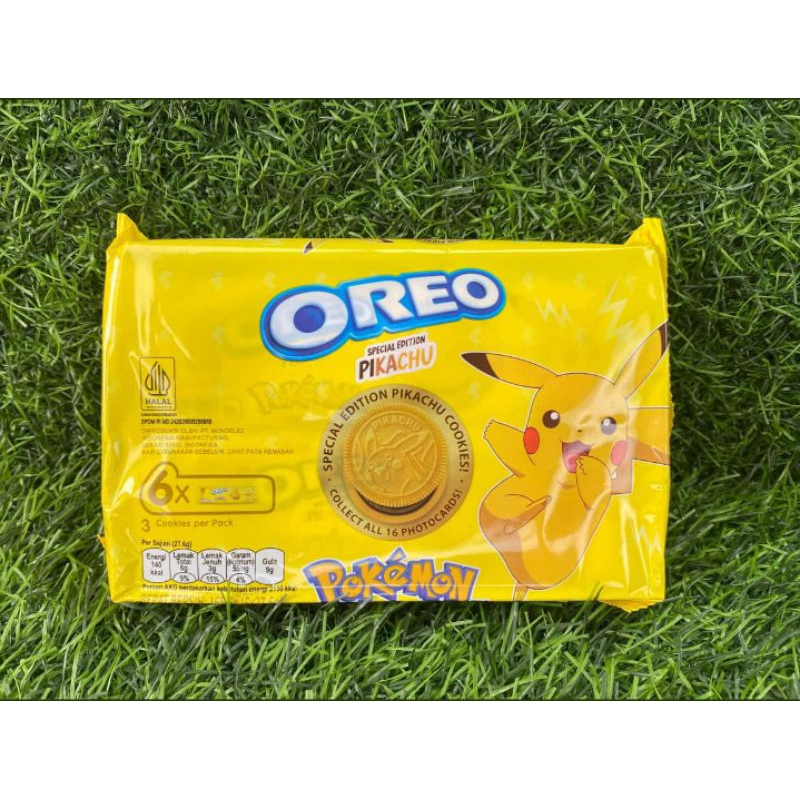 

promo oreo pikachu pokemon kuning limited edition strawberry blueberry coklat vanilla chocolate cokelat cemilan camilan jajanan jajan snack murah makan makanan ringan kue biskuit wafer