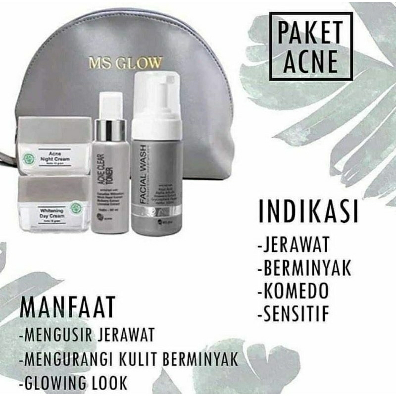 MS GLOW PAKET ACNE - 1 PAKET ACNE