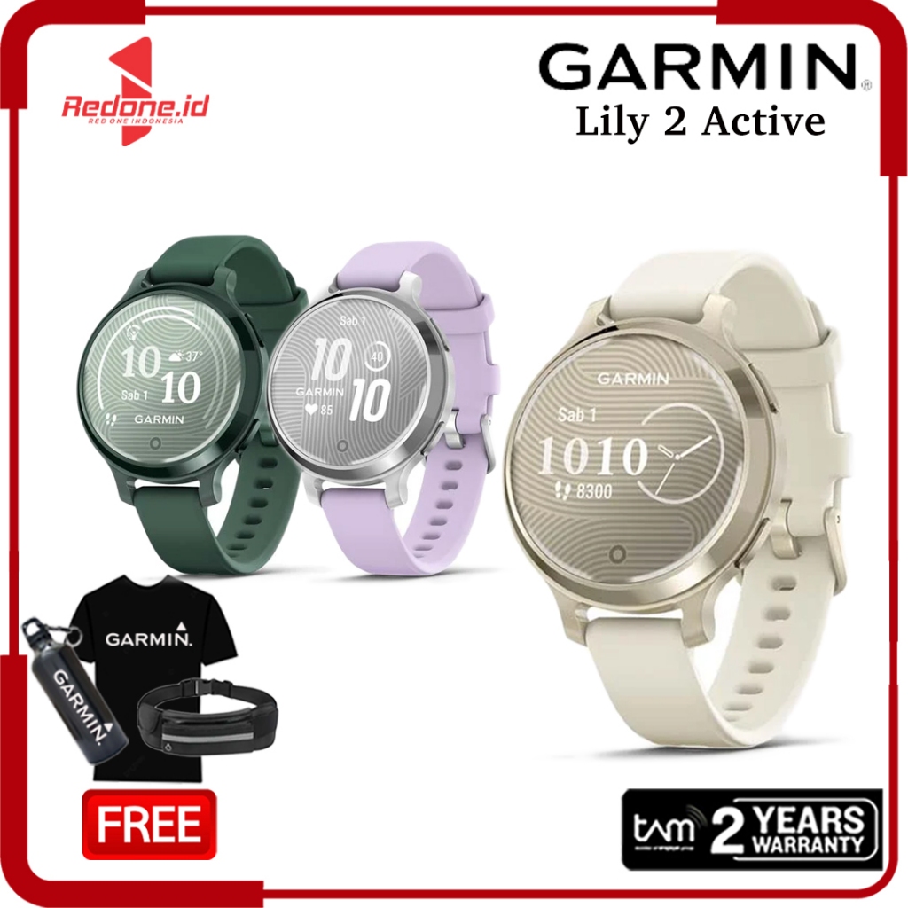 Garmin Lily 2 Active smartwatch garansi resmi