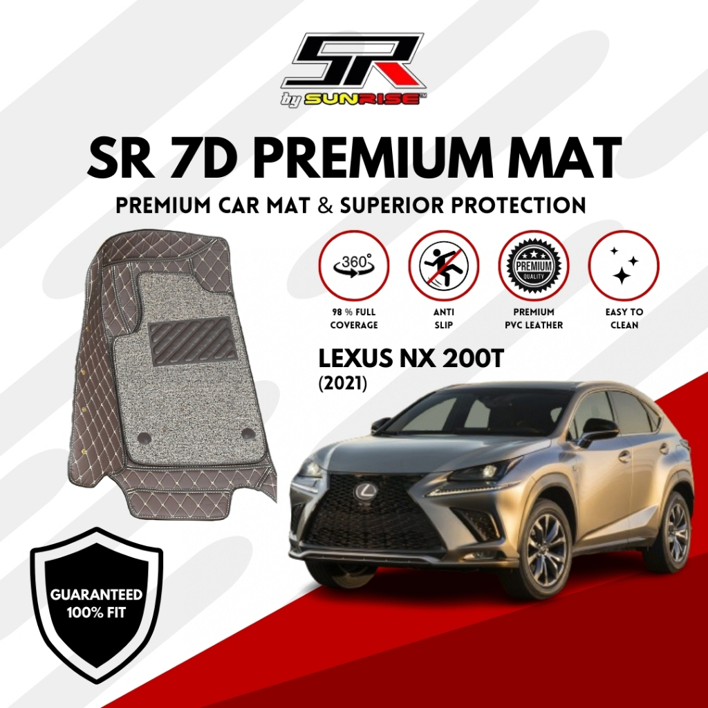 Karpet 7D Emboss Premium By SUNRISE Karpet 7D LEXUS NX 200T 2021 Karpet 7D LEXUS Karpet Combo Karpet