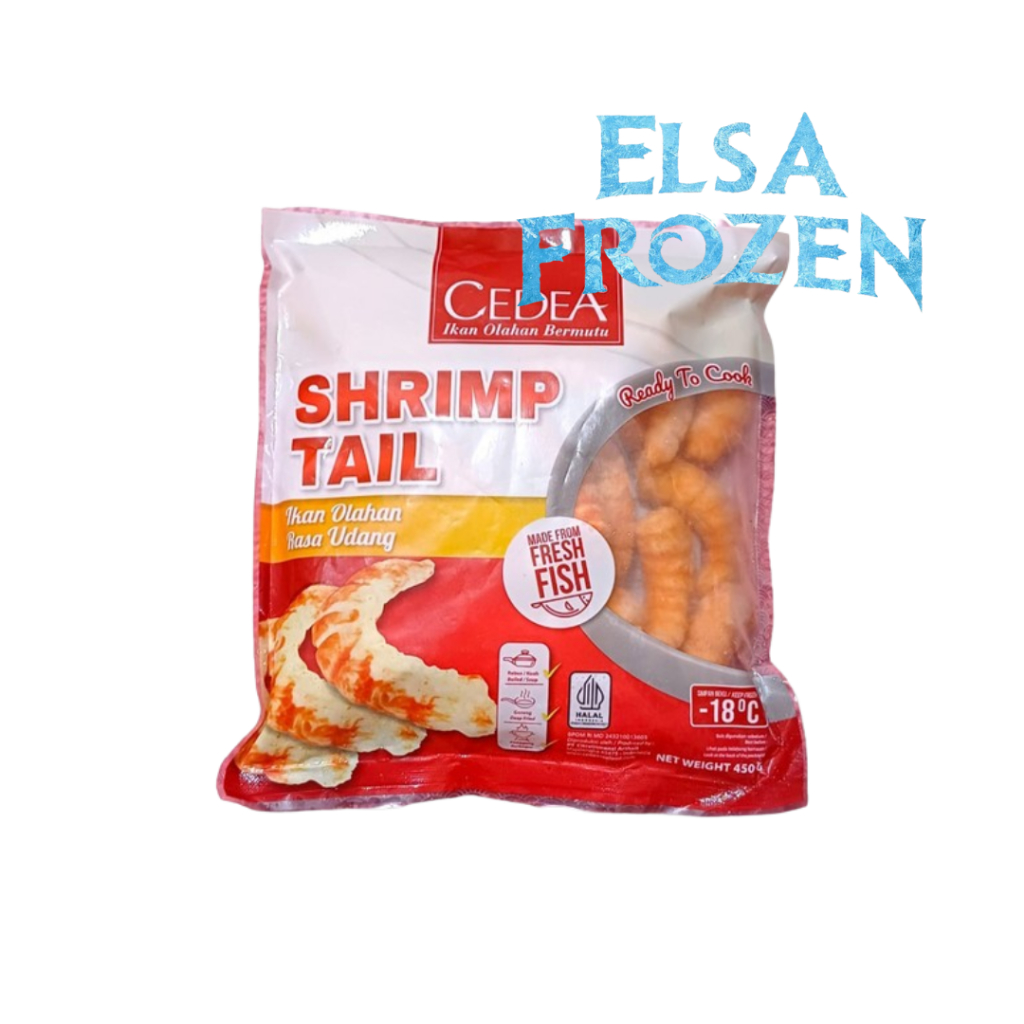 

CEDEA SHRIMP TAIL 450GR / IKAN OLAHAN RASA UDANG