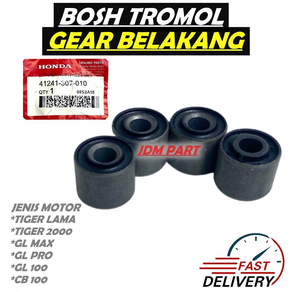 BOSH BOS TROMOL KARET PEREDAM HONDA TIGER / MEGAPRO / VERZA / GL PRO / GL MAX