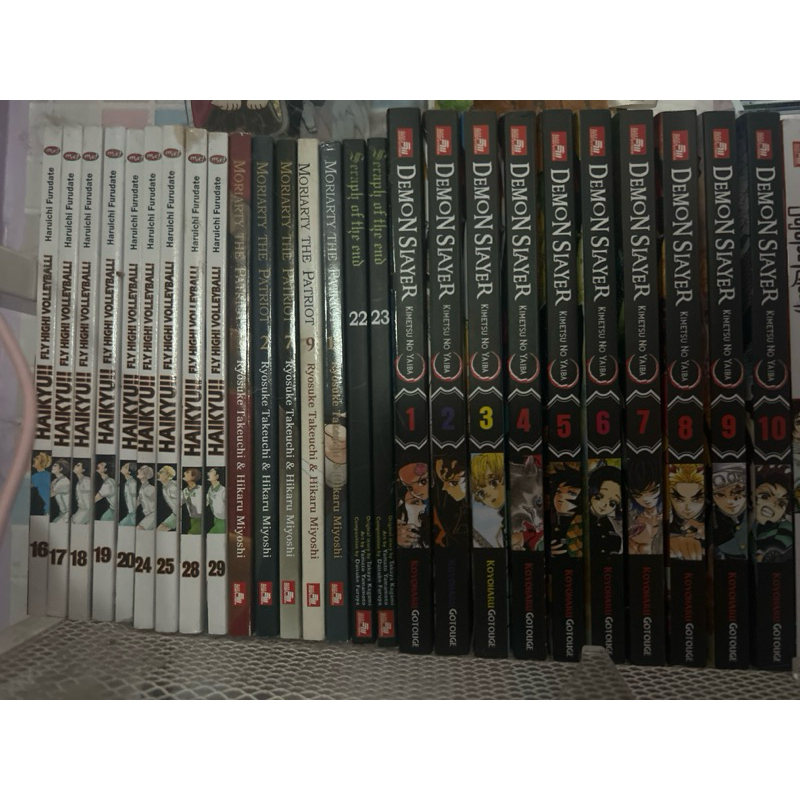 Preloved Manga Koleksi Pribadi Haikyuu Jujutsu Kaisen Demon Slayer Cetakan Lokal