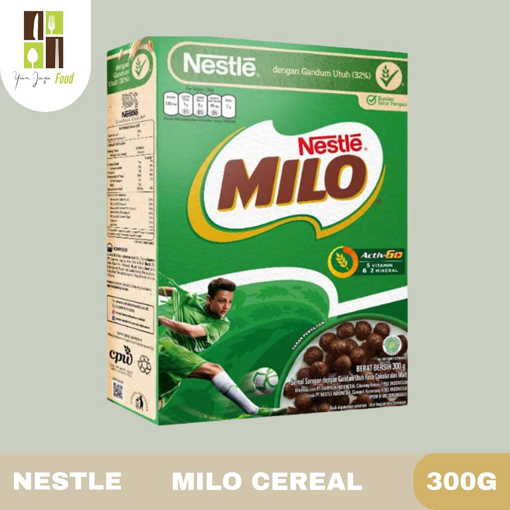 

Nestle Milo Cereal / Sereal / Breakfast / Rasa Coklat Kemasan Box 300g