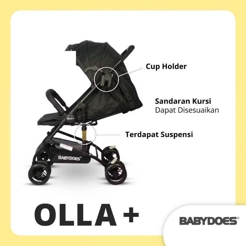 WER Babydoes Stroller Olla+ / Kereta Dorong Bayi Stroller Olla Stroller Bayi