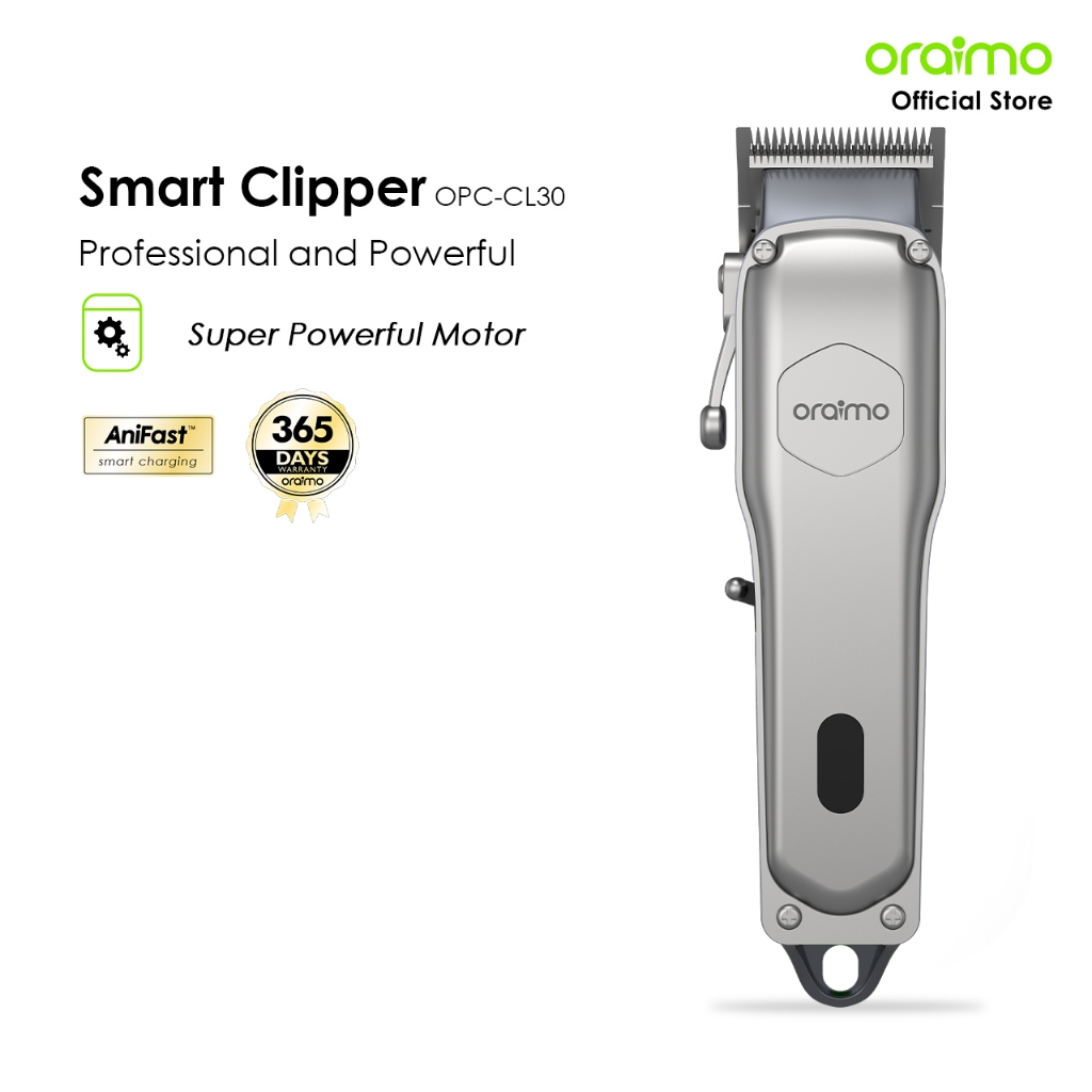 oraimo Alat Cukur Listrik Smart Trimmer 5W Alat Cukur Elektrik Rambut Jenggot Motor Super Kuat Smart