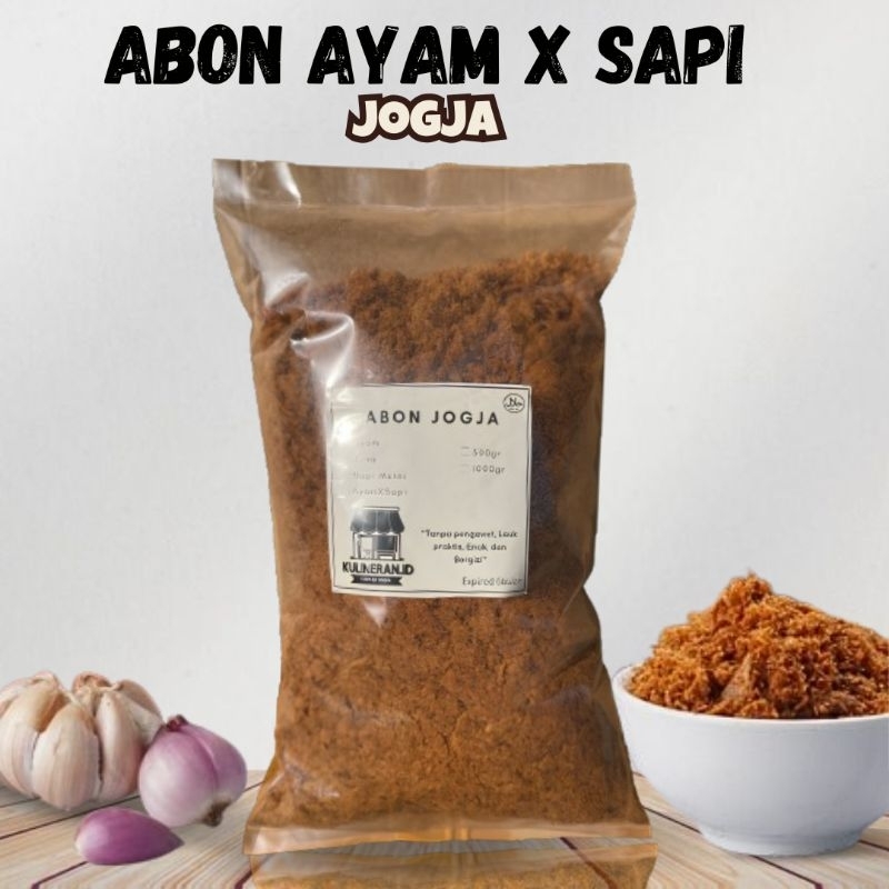 

ABON AYAM MIX SAPI KUALITAS SUPER 500GR