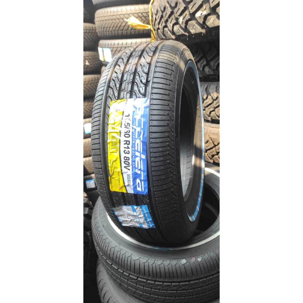 Accelera Eco Plus  list putih Ukuran 185/60 R13 - ban Mobil Murah untuk mobil ayla agya