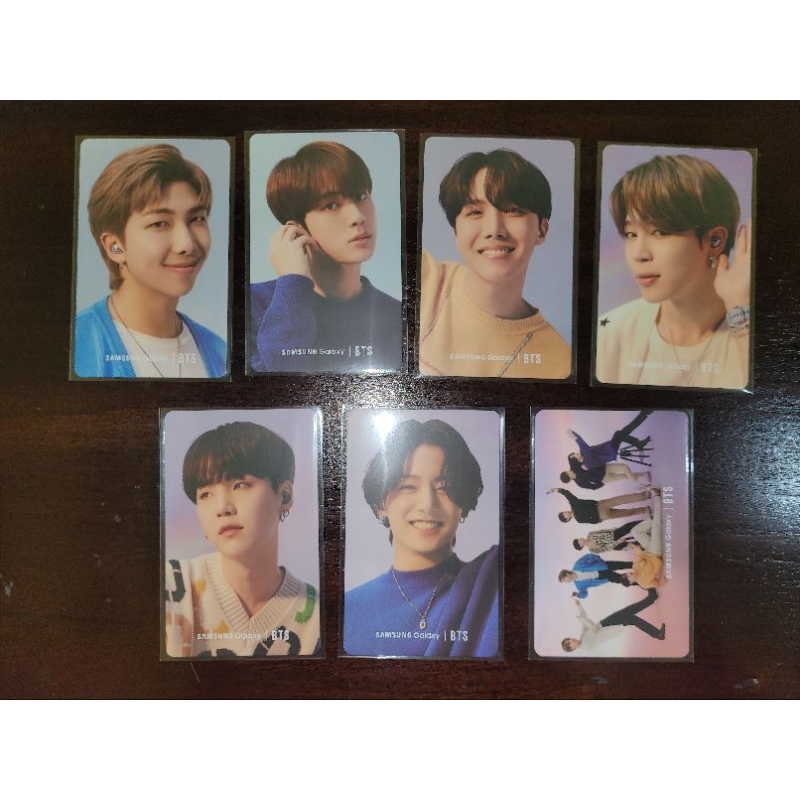 PHOTOCARD / PC BTS SAMSUNG OFFICIAL SERI 2 RM V JUNGKOOK TAEHYUNG SUGA JIMIN JHOPE NAMJOON JIN
