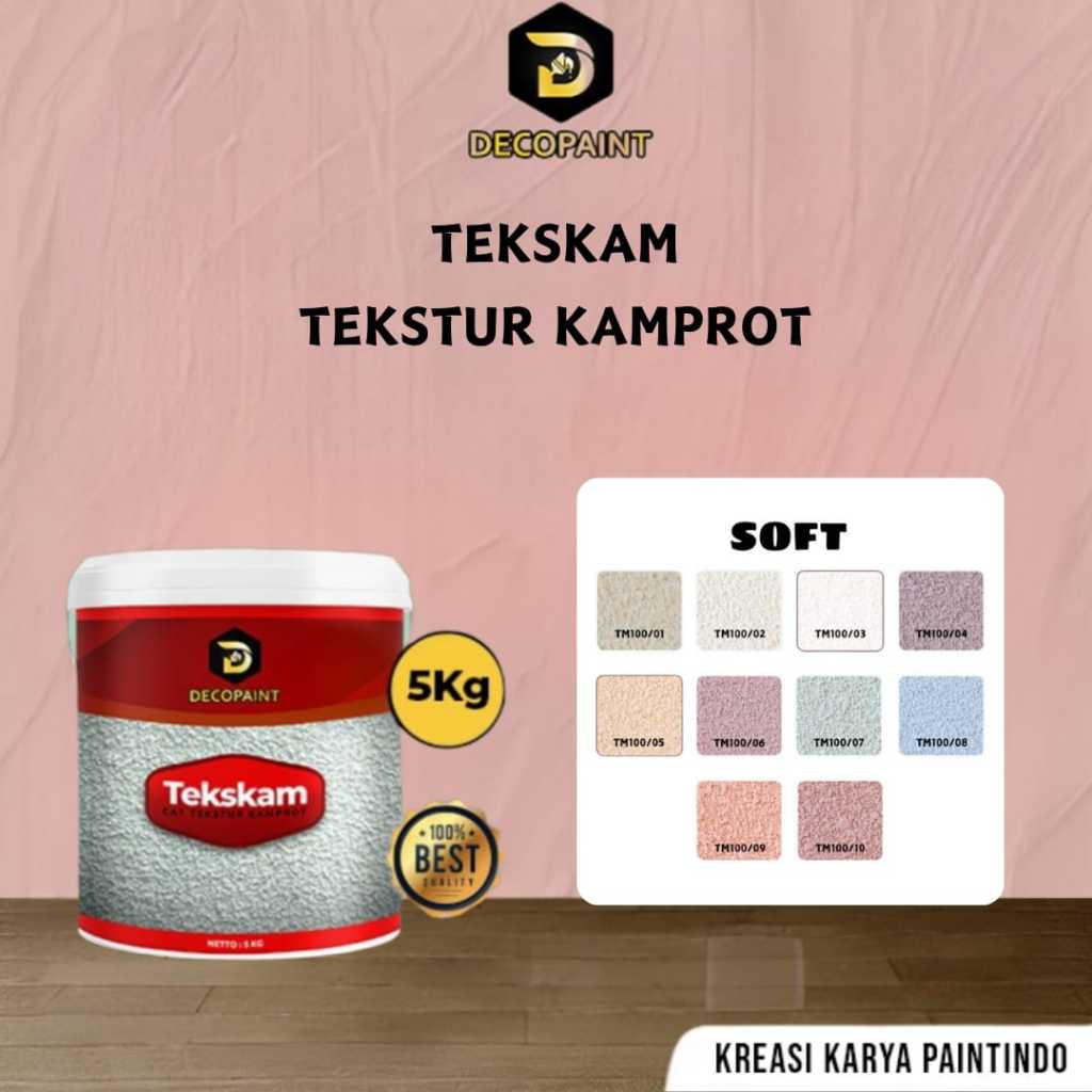 5Kg TM SOFT | Cat Tekstur Tembok - Cat Tekstur Kamprot