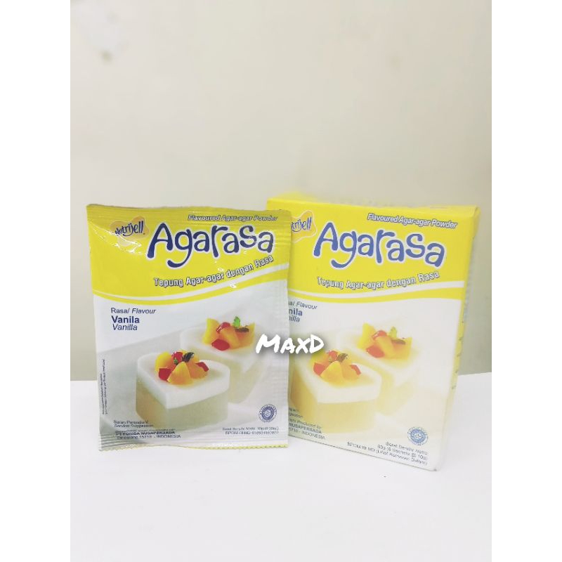

Nutrijell Agarasa Rasa Vanilla 10g× 6Pcs 1 Box