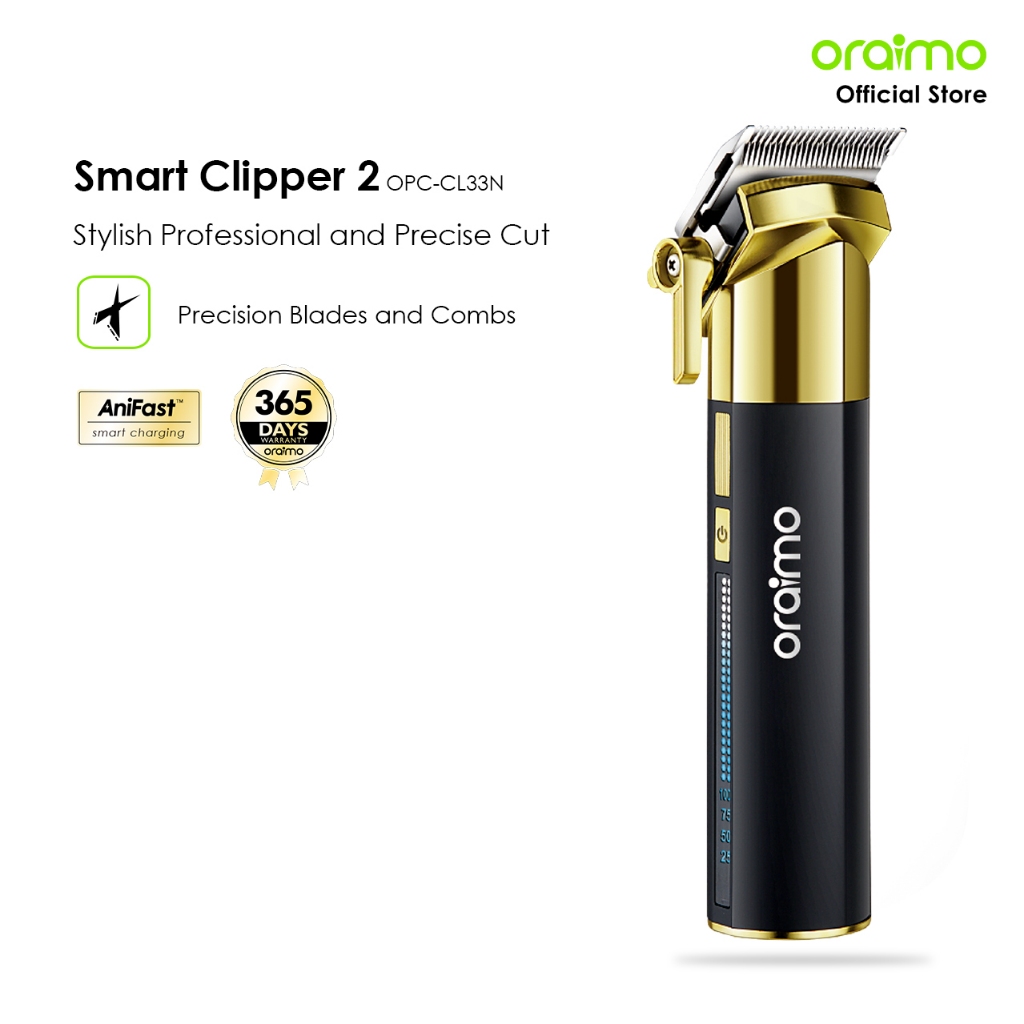 oraimo Alat Cukur Listrik Smart Trimmer 10W OPC-CL33N Alat Cukur Elektrik Rambut Jenggot Motor Super