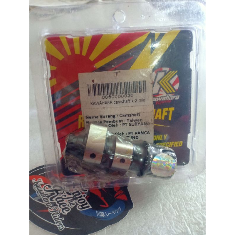 NOKEN AS MIO OLD SPORTY KAWAHARA K2 CAMSHAFT YAMAHA MIO OLD SOUL SPORTY Kawahara K2