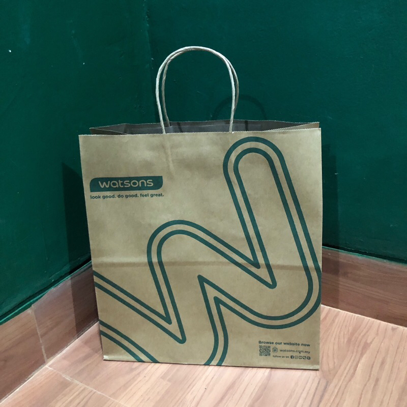 

paper bag/paperbag/tas kertas watsons/rejuve