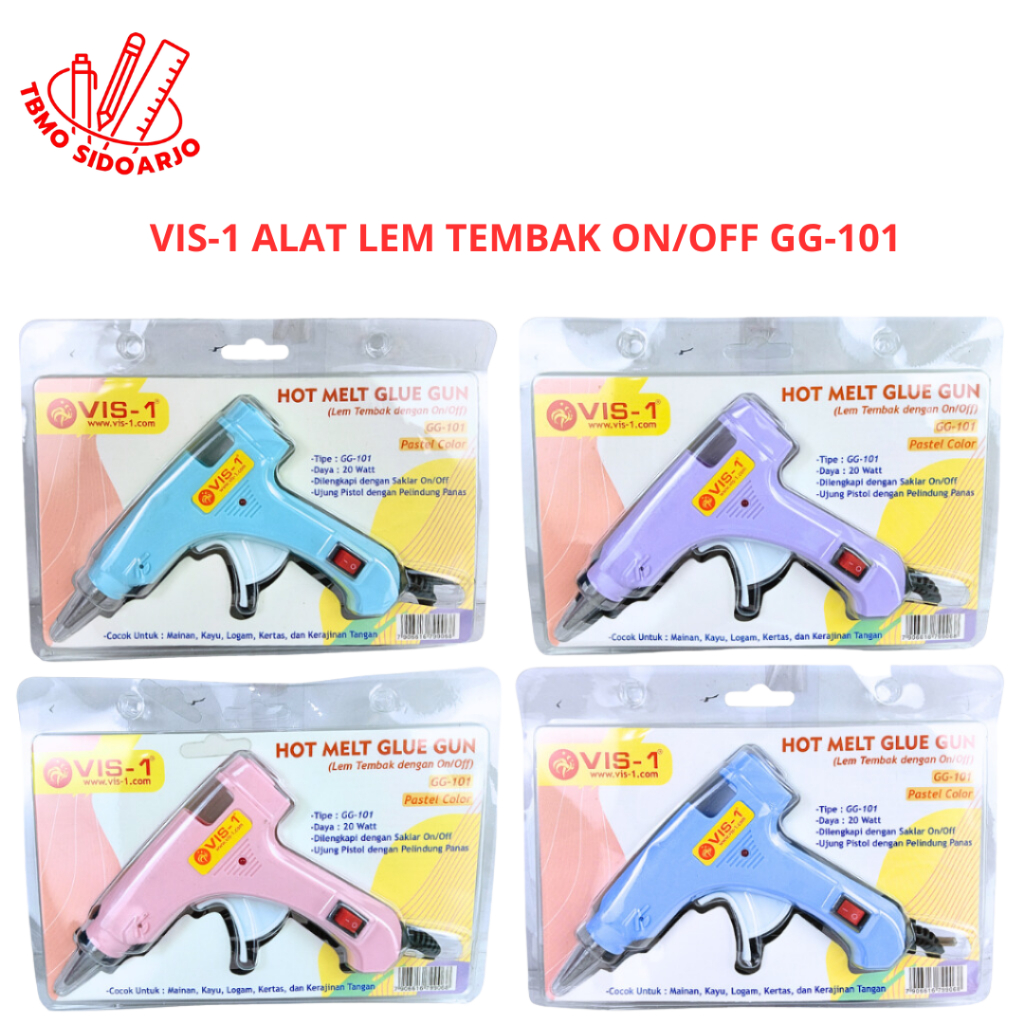 

TBMO Alat Lem Tembak VIS-1 Warna Pastel GG-101