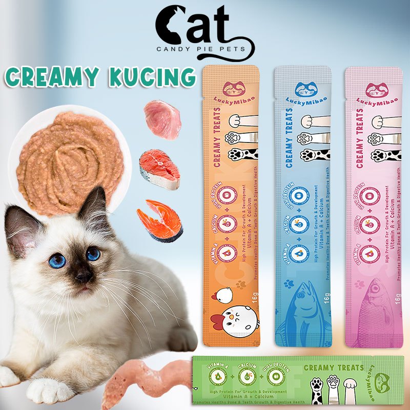 Snack Kucing Makanan Kucing Basah Batang Cat Stick 15gr Cat Treats Cat Food Strip