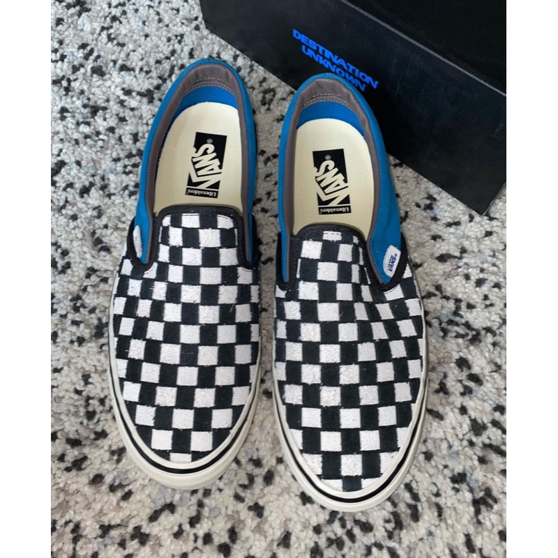 Vans Lx Slip On Reissue 98 Liberaiders Blue Marshmallow