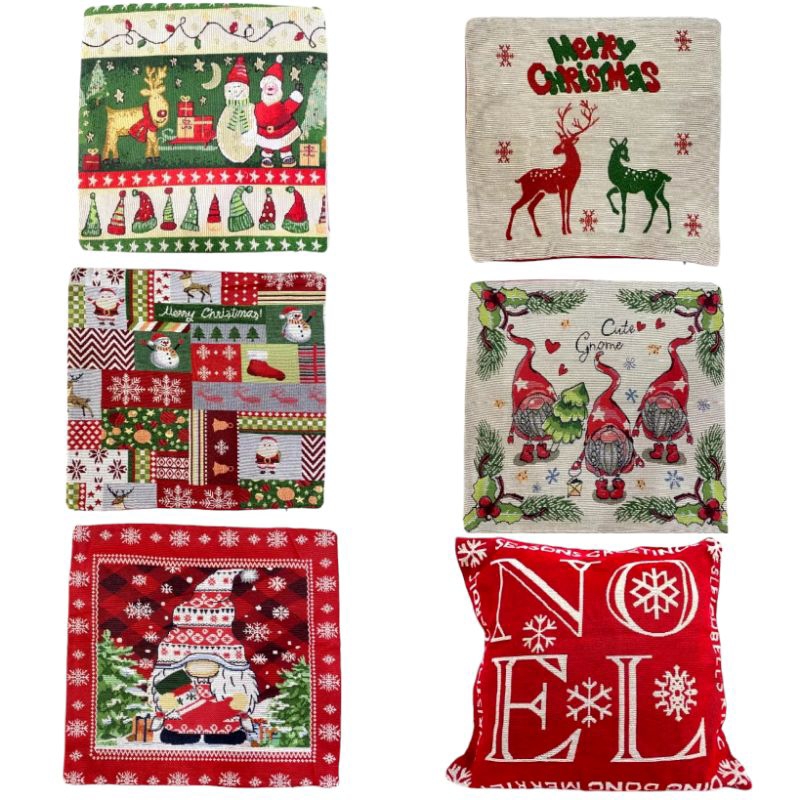 Sarung Bantal Natal 43x43cm (Sarung Saja) - Sarung Bantal Bantal