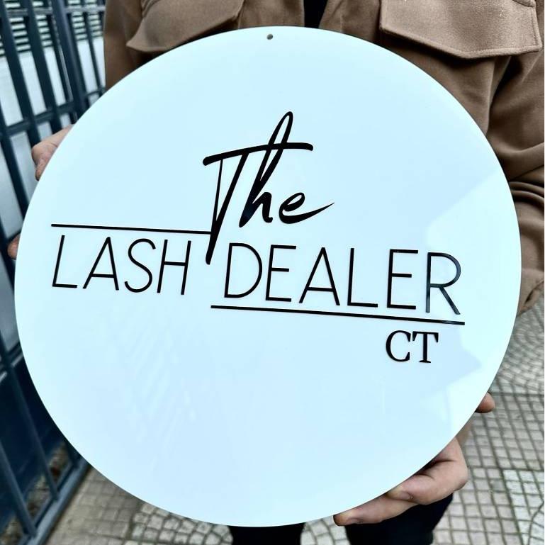 CUSTOM PAPAN LOGO BISNIS AKRILIK/ PAPAN LOGO USAHA/ PAPAN LOGO PERUSAHAAN