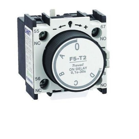 Chint F5-T2/D2 Auxiliary Contact ON Delay/OFF Delay Timer for Contactor NC1 / NXC