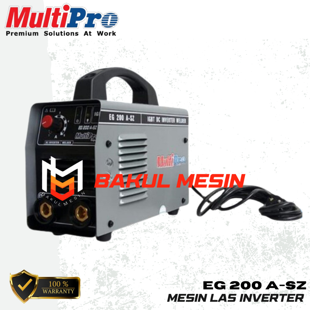 Multipro EG 200 A-Sz Mesin Las Listik Inverter Las Inverter EG200ASZ