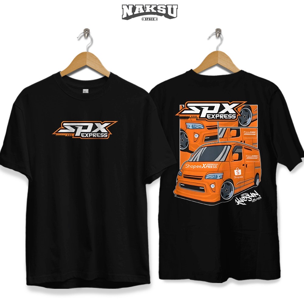 KAOS DRIVER SPX BAJU KURIR SPX EXPRESS BAJU DEWASA UNISEX COMBED 30S